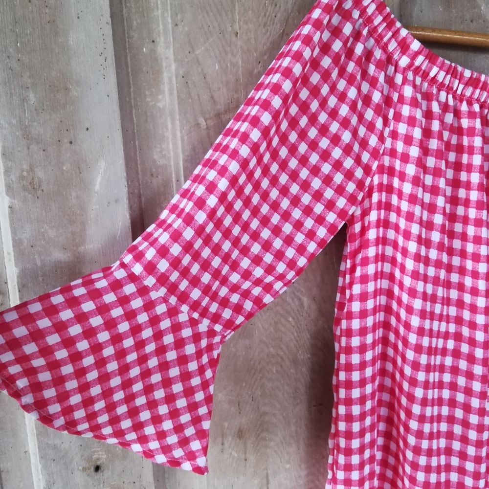 Red Gingham Dress - Picture 5 of 7
